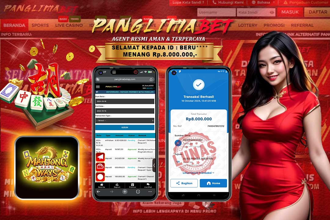 Panglimabet – Menang di Mahjong Ways 1 Pg Soft