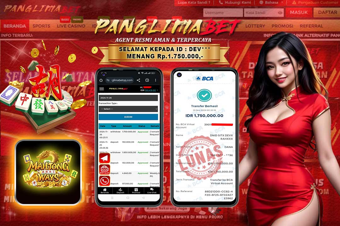 Panglimabet – Menang di Mahjong Ways 2 Pg Soft