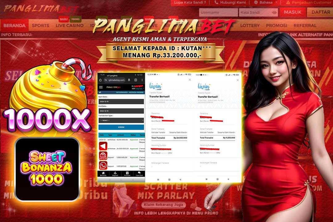 Panglimabet – Menang di Sweet Bonanza1000 Pragmatic Play