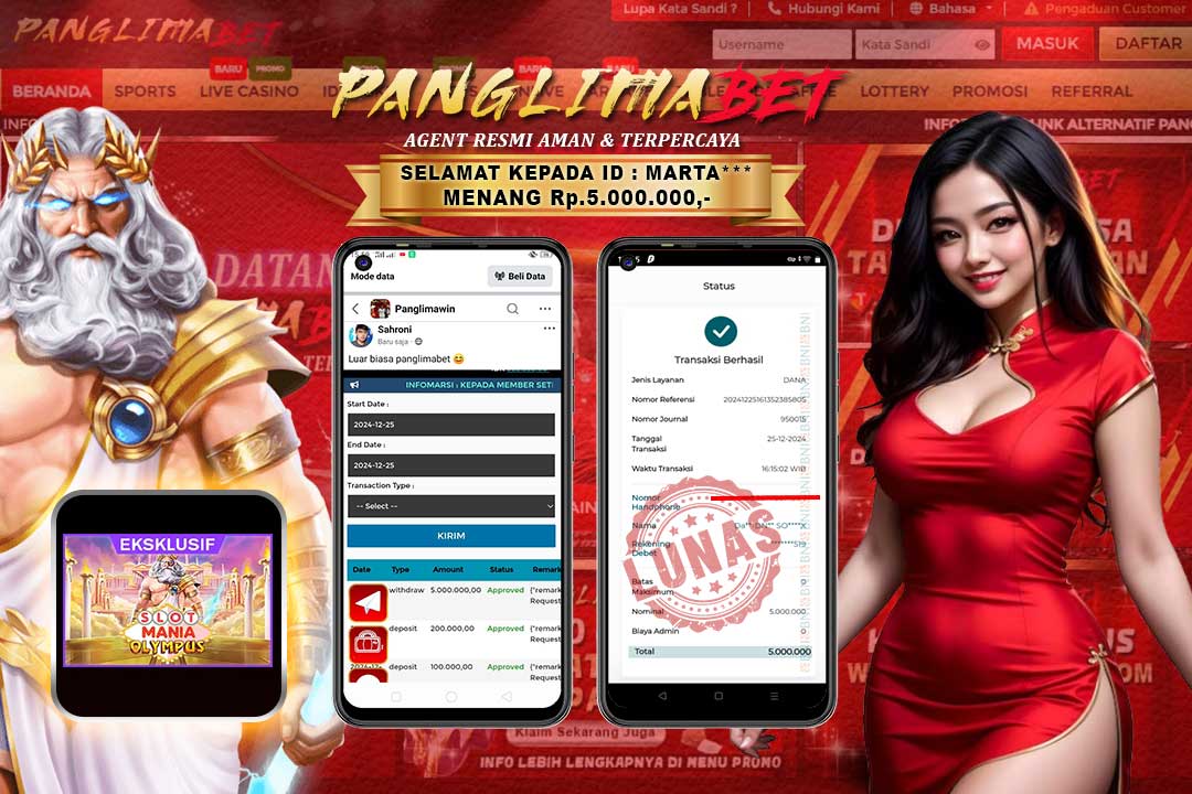 Panglimabet – Menang di Slot Mania Olympus Pragmatic Play