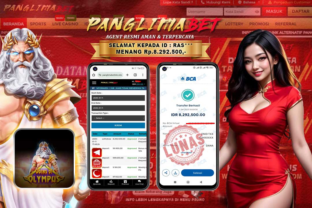 Panglimabet – Menang di Gate Of Olympus Pragmatic Play